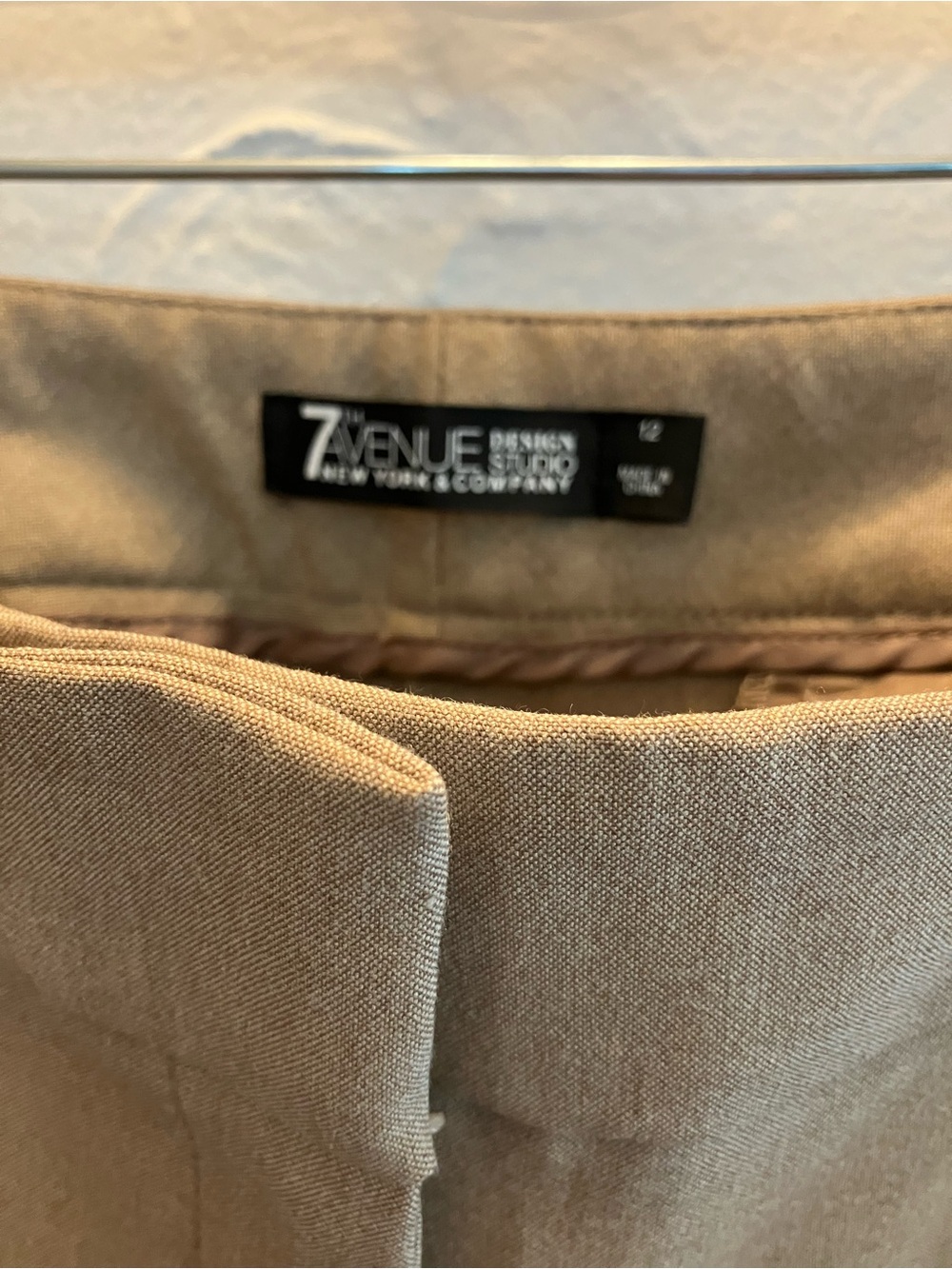 New York & Company Tan Two-Piece Pantsuit - Picture 3 of 8